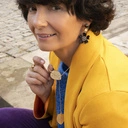 Duży pierścionek z niebieskim kryształem. NIEBIESKIE OCZY