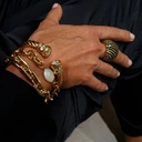 Bransoletka na łańcuchu z perłą. DOSKONAŁA NIEDOSKONAŁOŚĆ