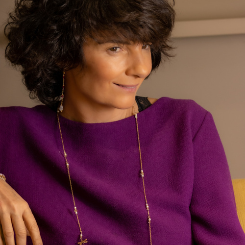 LIBÉLULA AL SOL. Collar largo