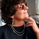 Ekskluzywne pozłacane kolczyki z kryształami. PARYSKI LOOK