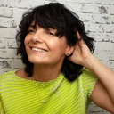 Geometryczne kolczyki wkrętki z niebieskim kryształem. UWIELBIENIE GEOMETRII