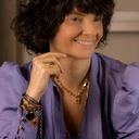 Zawijana skórzana bransoletka z łańcuszkiem i dekorem. CZARNA MADONNA