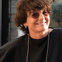 Pozłacane kolczyki w formie latającego spodka z krysztalem. GALAKTYCZNE PODRÓŻE