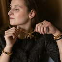 Podwójny czarny choker wysadzany kryształkami. MAM COŚ DLA CIEBIE