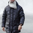 Bransoletka męska z czarnej liny żeglarskiej z szeklą. W DROGĘ