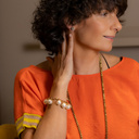 YOU CAN GO YOUR OWN WAY. Pulsera con colgantes