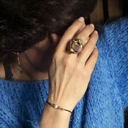 Kolczyki małe kółka z kolorowymi kryształkami. O TO CHODZI