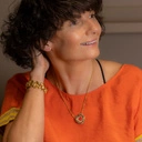 Gruba bransoleta z nietypowego, płaskiego łańcucha. MARZĘ O PODRÓŻACH