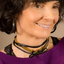 Naszyjnik choker - łańcuch łączony z rzemieniem. NOSI RIHANNA