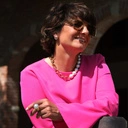 Krótki naszyjnik ze szklanych pereł Majorka i łańcucha. DWA BIEGUNY