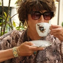 Złoty naszyjnik z zawieszką z turkusowym kamieniem. CASTEL DELL OVO