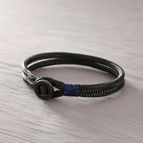 JOHN SMITH. Pulsera negra para hombre