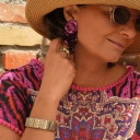 Bransoletka z inkrustowanych i pozłacanych ogniw ze stali. PHILHARMONIE