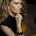 Bransoletka łańcuch z zawieszką czarnym sercem. BO KOCHAM SIEBIE