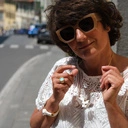 Bransoletka z dwiema białymi głowami panter z cyrkoniami. VIS-A-VIS