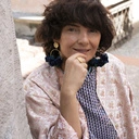 Krótki podwójny naszyjnik z błękitnego sznurka. UNOSZĘ SIĘ