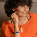 DE VOGUE ITALIANO. Colgante de cabeza de tigre