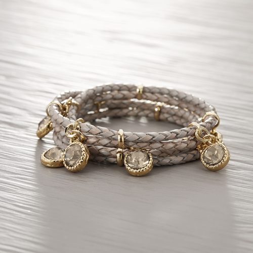 OLA NUEVA. Pulsera de cuero