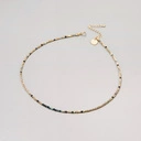 Naszyjnik z koralików Miyuki i spineli. LILIA FRANCJI