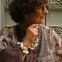 Naszyjnik ze szklanymi perłami Majorka w różnych odcieniach. WSZYSTKO ALBO NIC