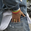 Bransoletka z błękitnym sznureczkiem. SAKURA