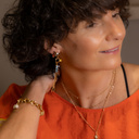 CORAZÓN DE CARAMELO. Pulsera con colgante con corazón