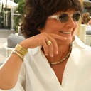 Szeroki pozłacany pierścionek wysadzany cyrkoniami. CASINO ROYAL