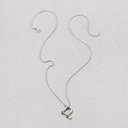 Srebrny naszyjnik męski z zawieszką żeglarskiej szekli. ADRENALINA