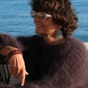 Kolczyki a la żyrandole z kryształami w błękicie. SALA DA BALLO