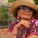 Bransoletka z inkrustowanych i pozłacanych ogniw ze stali. RUE DE RIVOLI