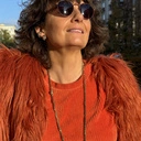 Długi pozłacany naszyjnik z kryształami i ozdobną kulką. OD RANA PO WIECZÓR