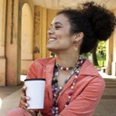 Długie klipsy kwiatki z naturalnych kamieni. LETNI WIECZÓR