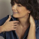 Bransoletka na podwójnym łańcuszku z kryształkami. BUKIECIK IRYSÓW