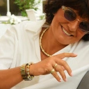 Bransoletka z posrebrzanych i pozłacanych elementów. PLACE VENDOME