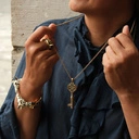 Emaliowana bransoletka z dwiema głowami żyraf. TWOJA PERSPEKTYWA