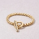 Bransoletka z łańcucha z zapięciem typu toggle. RUSAŁKA