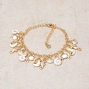 Pozłacana bransoletka zdobiona morskimi motywami. WODNY ŚWIAT