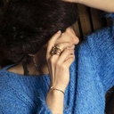 Kolczyki małe kółka z kolorowymi kryształkami. O TO CHODZI