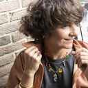 Naszyjnik z kolorowymi elementami. CZAS NA WESOŁO