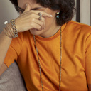 MIS PENSAMIENTOS ESTÁN MUY LEJOS. Pulsera de cadena