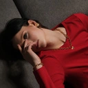 Okazały naszyjnik z łańcucha z dekorem. KŁÓDKA NA SZCZĘŚCIE