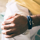 PADRE E HIJO. Pulsera de hombre con grillete