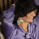 Bransoletka-łańcuch z paskiem w kolorze fuksji. W DOBRYM HUMORZE