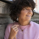 Pozłacany naszyjnik na łańcuszku z małymi krzyżami. PUNKOWY