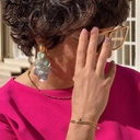 Naszyjnik z paciorków Miyuki i czarnych spineli. SŁODKA PROWANSJA