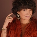 Pozłacane wiszące kolczyki koła zdobione kryształkami. PODWÓJNE SZCZĘŚCIE