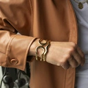 Choker z pereł ze złotą antyczną monetą. RZYMSKI IDEAŁ