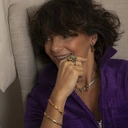 Pozłacane kolczyki kokardki z szarymi kryształkami. BAL DEBIUTANTEK 