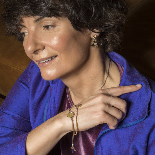 Liść z bajki. Bransoletka z koralikami