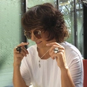 Delikatny srebrny naszyjnik z cyrkoniami i kryształem. WIOSNA W DANII